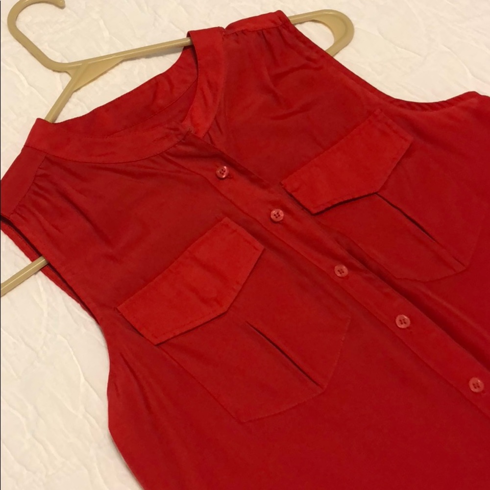 J. Crew red sleeveless top!